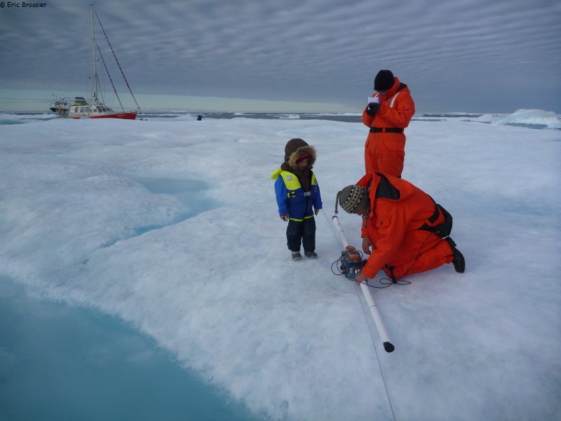 057 Leonie observe glaciometre